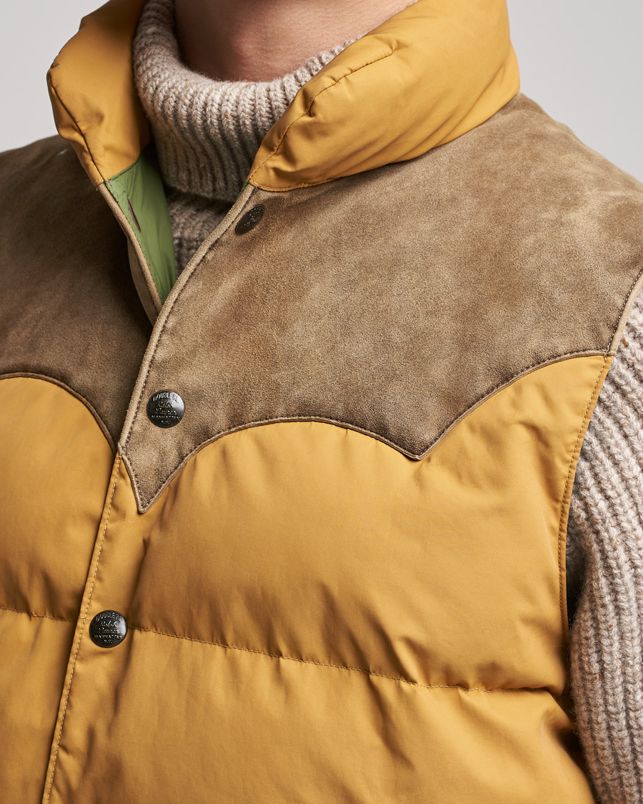 Heren | Jassen | RRL | Milburn Quilted Vest Mountain Yellow