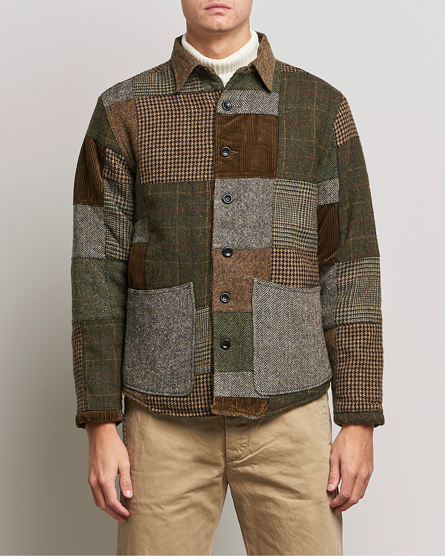 Heren | Overhemden | RRL | Townsend Patchwork Overshirt Tan