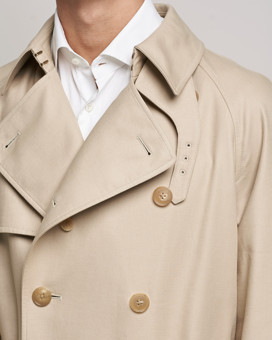 Heren | Jassen | Ralph Lauren Purple Label | Classic Trench Coat Khaki Stone