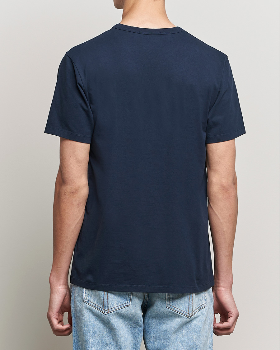 Heren | T-shirts | Maison Kitsuné | Parisien Tee Navy