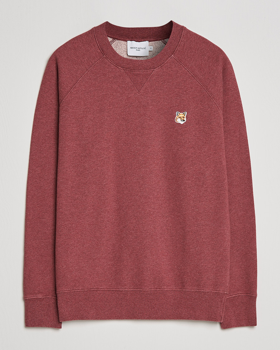 Heren | Truien | Maison Kitsuné | Fox Head Sweatshirt Wine