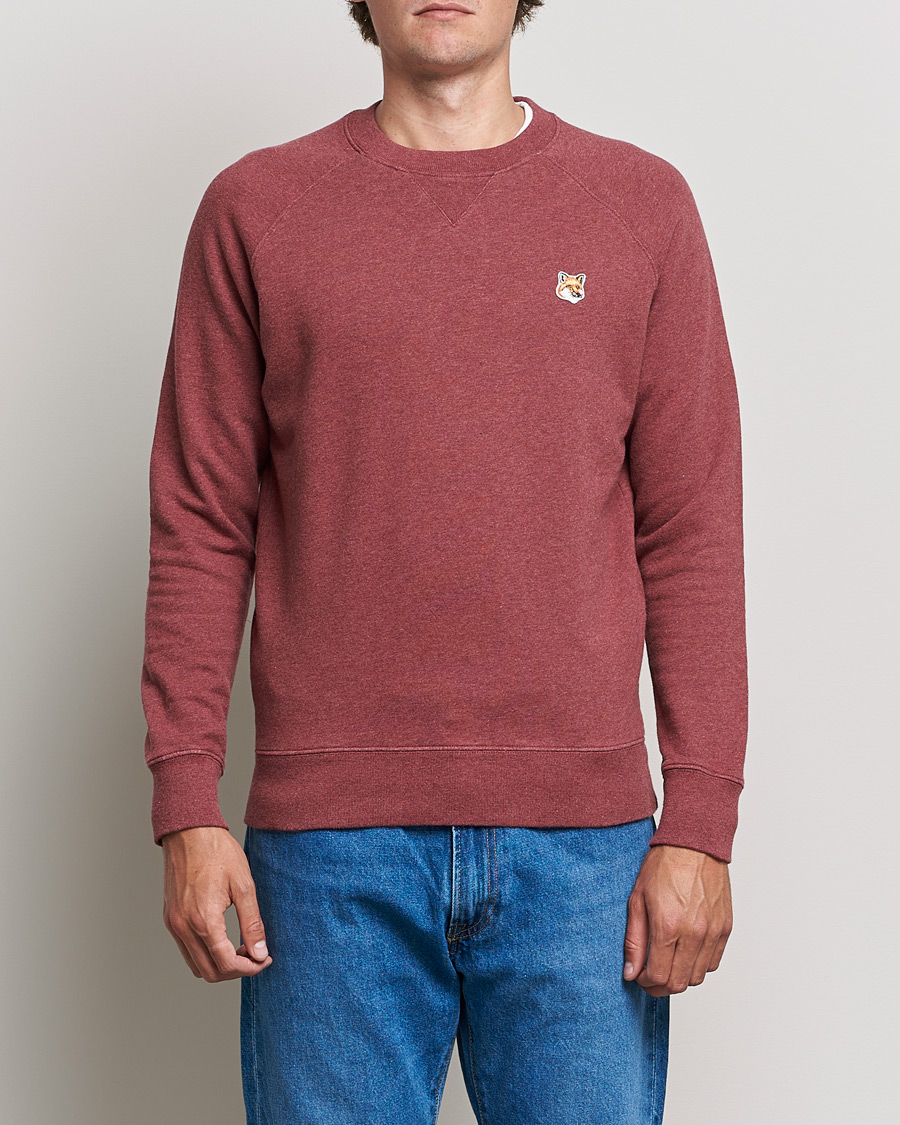 Heren | Truien | Maison Kitsuné | Fox Head Sweatshirt Wine