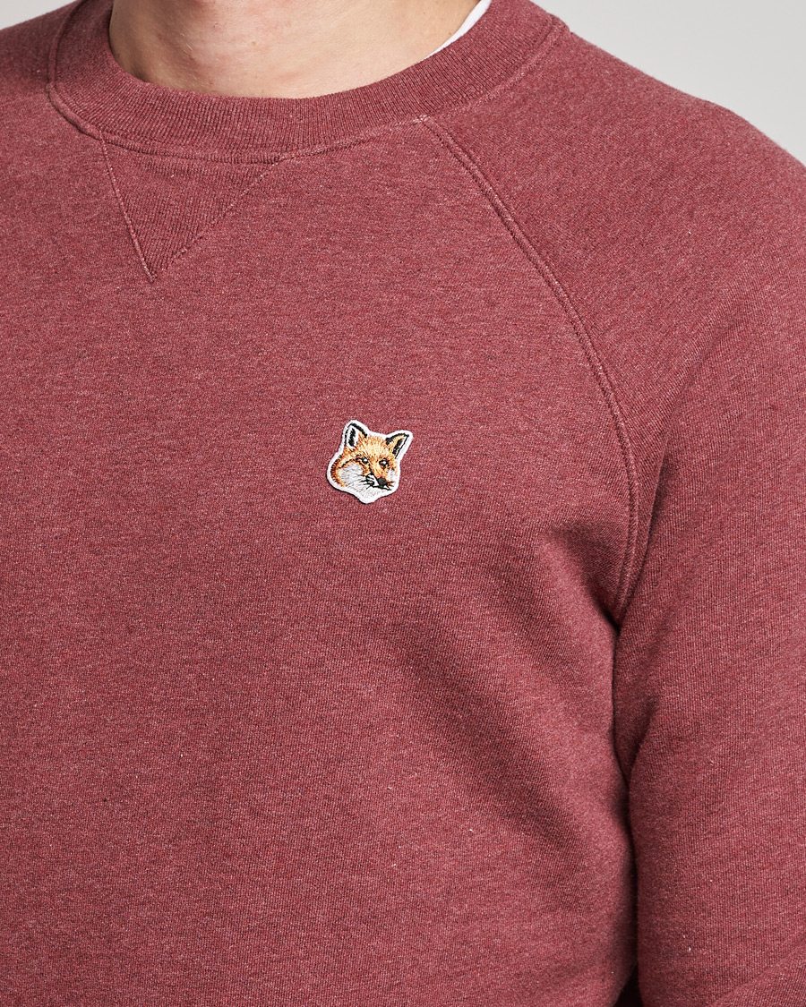Heren | Truien | Maison Kitsuné | Fox Head Sweatshirt Wine