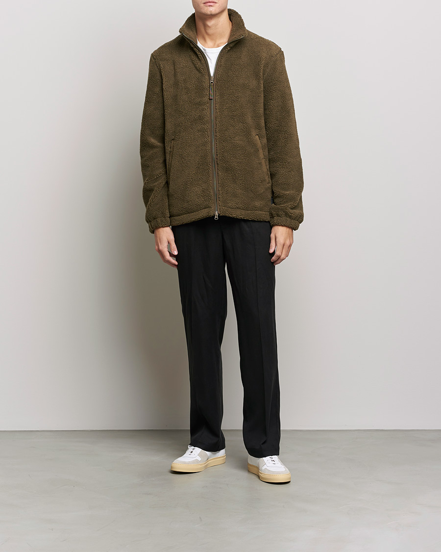 Heren | Truien | Samsøe Samsøe | Samsøe & Samsøe Rune Fleece Dark Olive