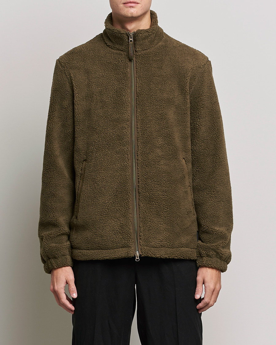 Heren | Truien | Samsøe Samsøe | Samsøe & Samsøe Rune Fleece Dark Olive