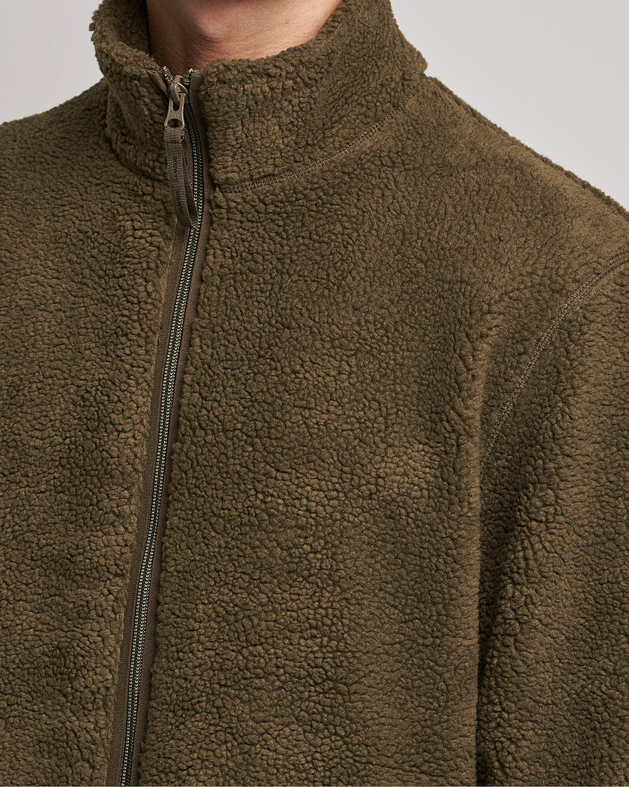 Heren | Truien | Samsøe Samsøe | Samsøe & Samsøe Rune Fleece Dark Olive