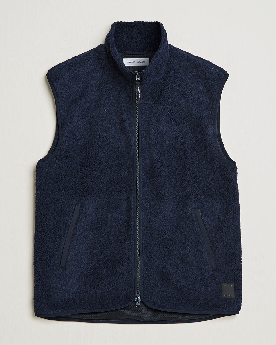 Heren | Truien | Samsøe Samsøe | Samsøe & Samsøe Rune Fleece Vest Salute
