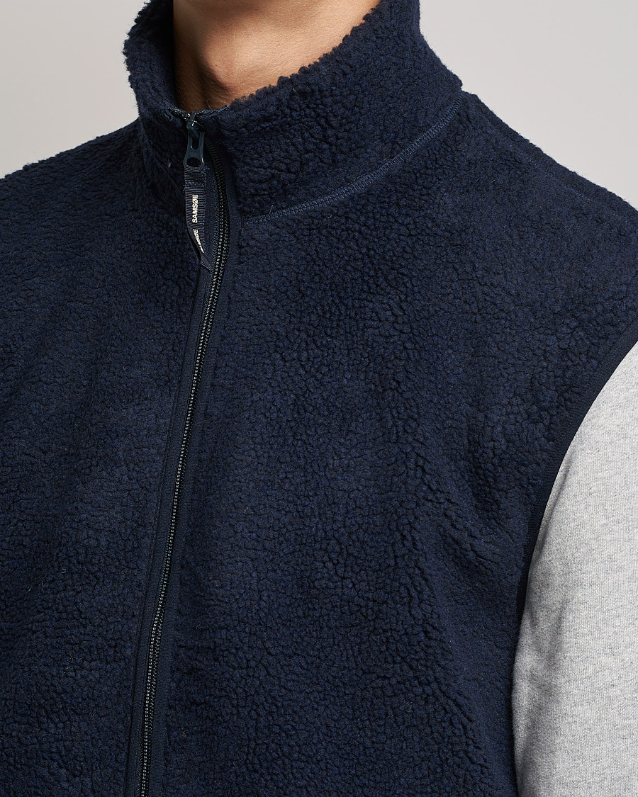 Heren | Truien | Samsøe Samsøe | Samsøe & Samsøe Rune Fleece Vest Salute
