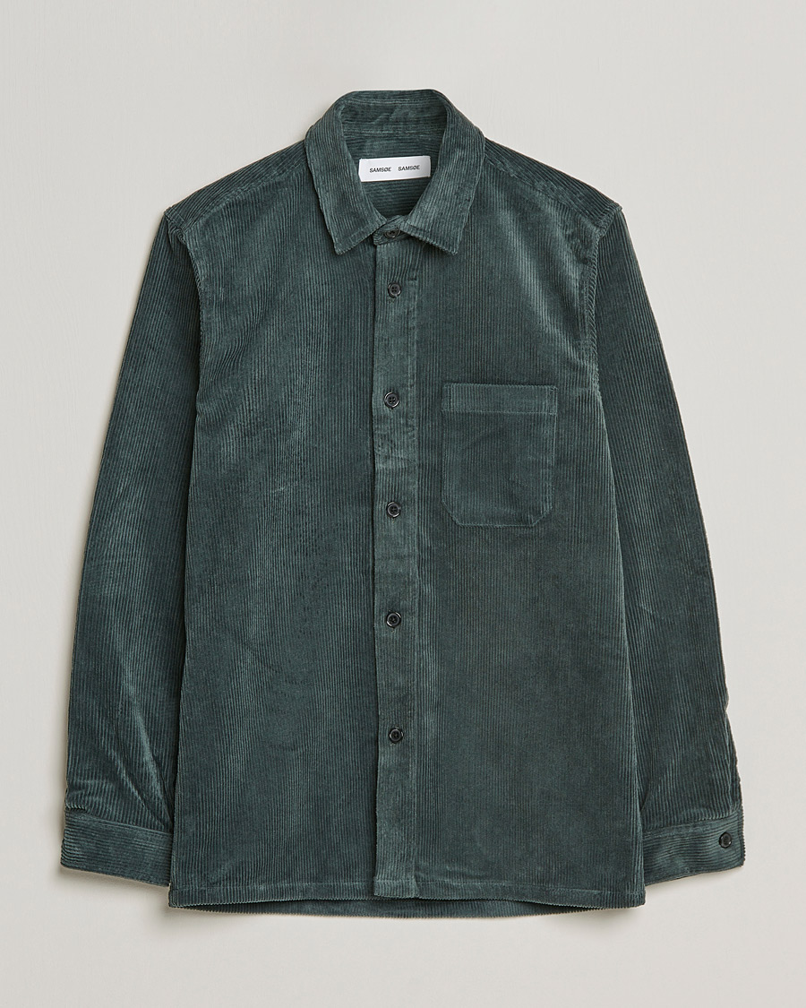 Heren | Overhemden | Samsøe Samsøe | Samsøe & Samsøe Waltones Corduroy Overshirt Urban Chic