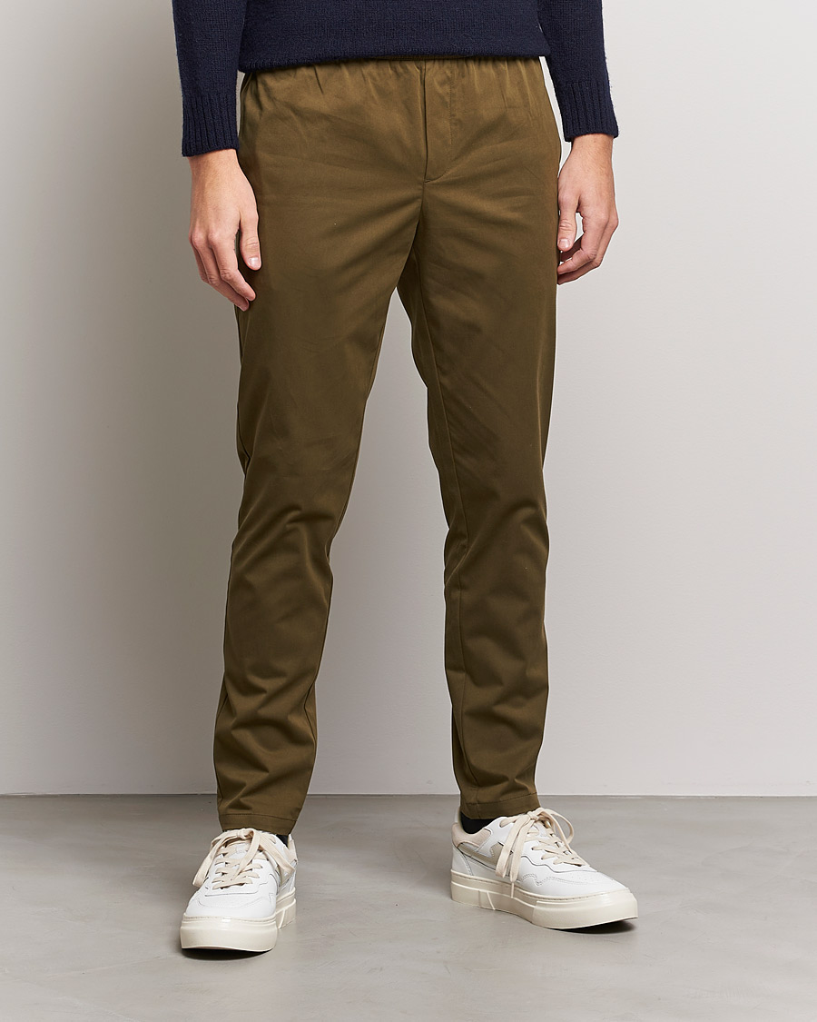 Heren | Broeken | Samsøe Samsøe | Samsøe & Samsøe Smithy Trousers Dark Olive
