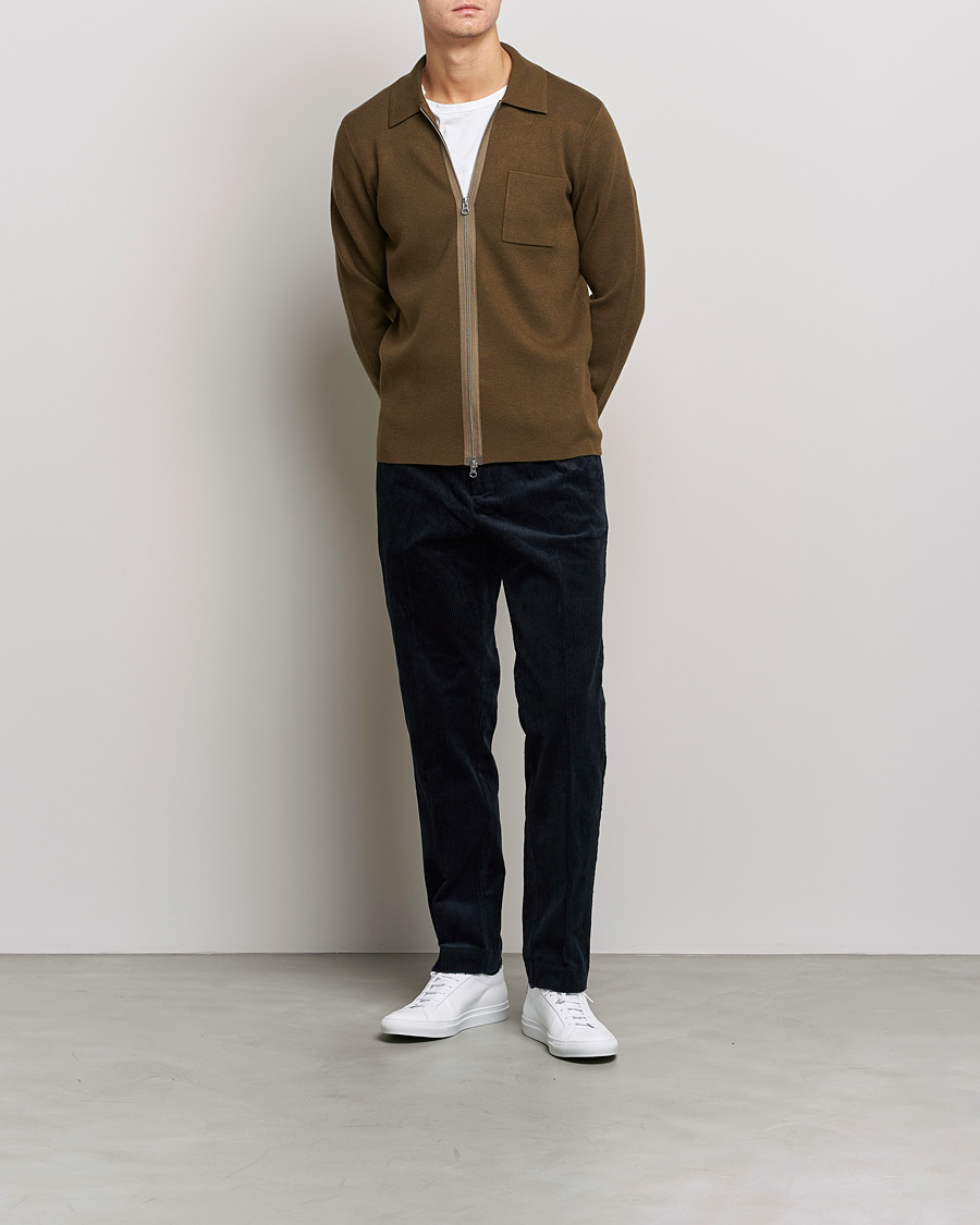 Heren | Broeken | Samsøe Samsøe | Fleix Corduroy Trousers Salute Navy
