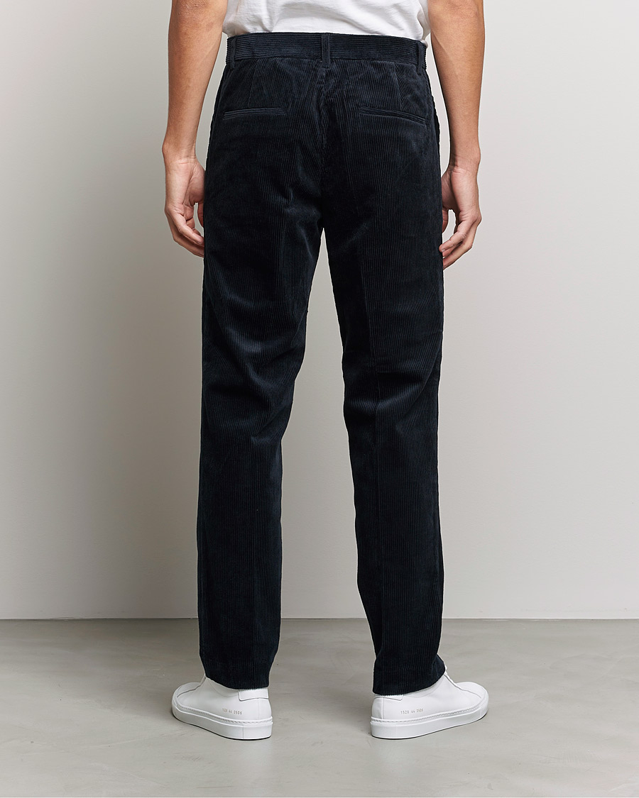 Heren | Broeken | Samsøe Samsøe | Fleix Corduroy Trousers Salute Navy