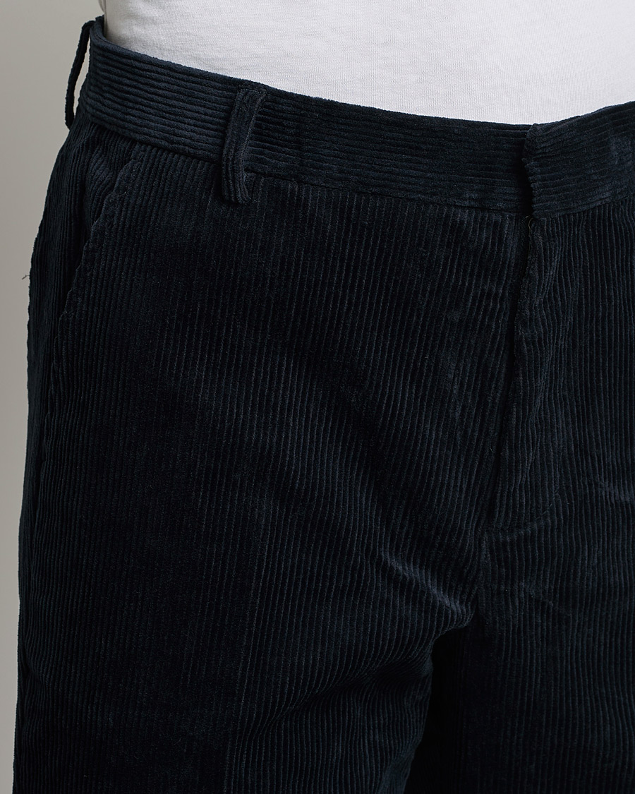Heren | Broeken | Samsøe Samsøe | Fleix Corduroy Trousers Salute Navy