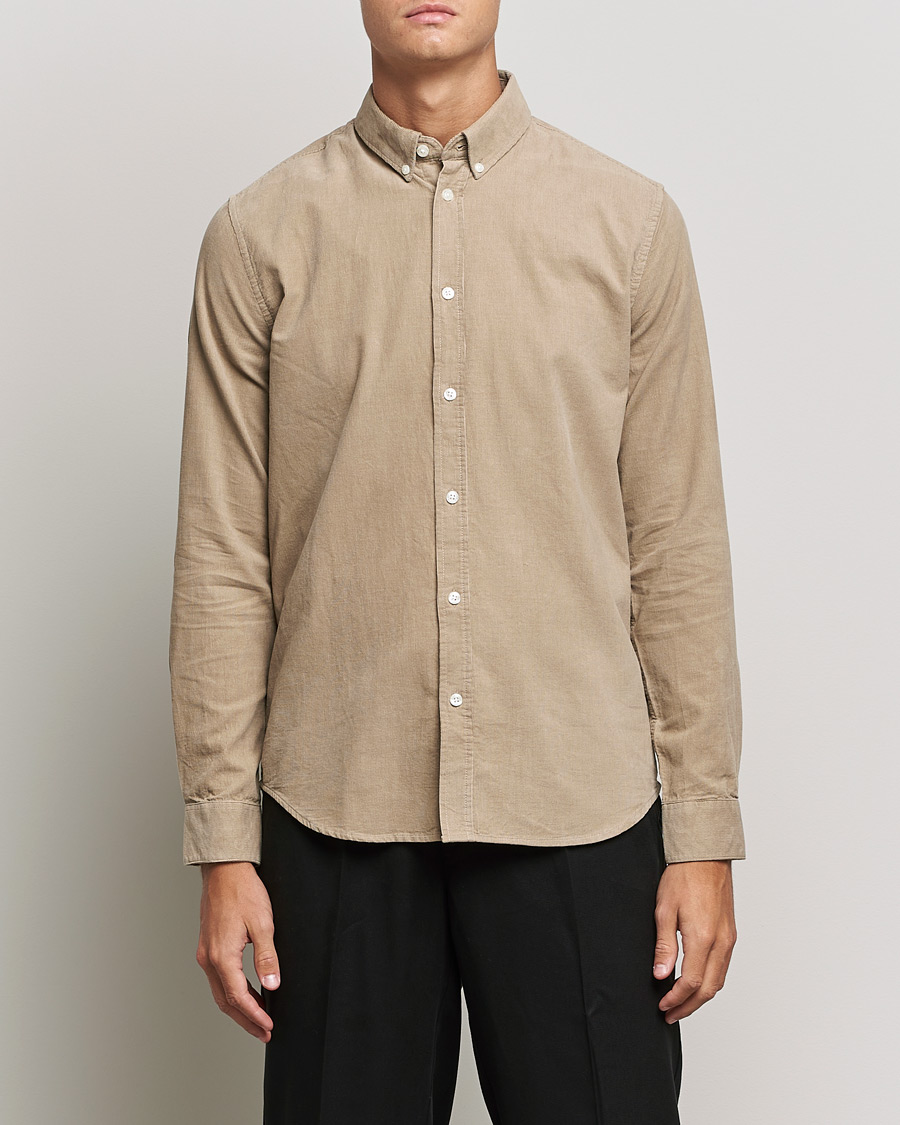 Heren | Overhemden | Samsøe Samsøe | Samsøe & Samsøe Liam Organic Cotton Shirt Winter Twig