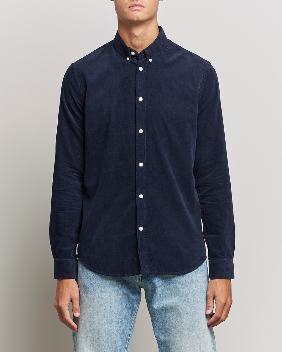 Heren | Overhemden | Samsøe Samsøe | Samsøe & Samsøe Liam Organic Cotton Shirt Salute