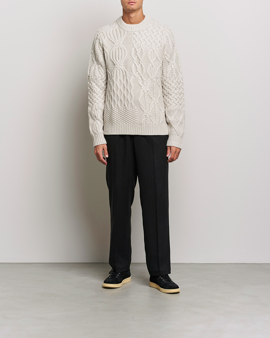 Heren | Truien | Samsøe Samsøe | Samsøe & Samsøe Harolds Crew Neck Oatmeal