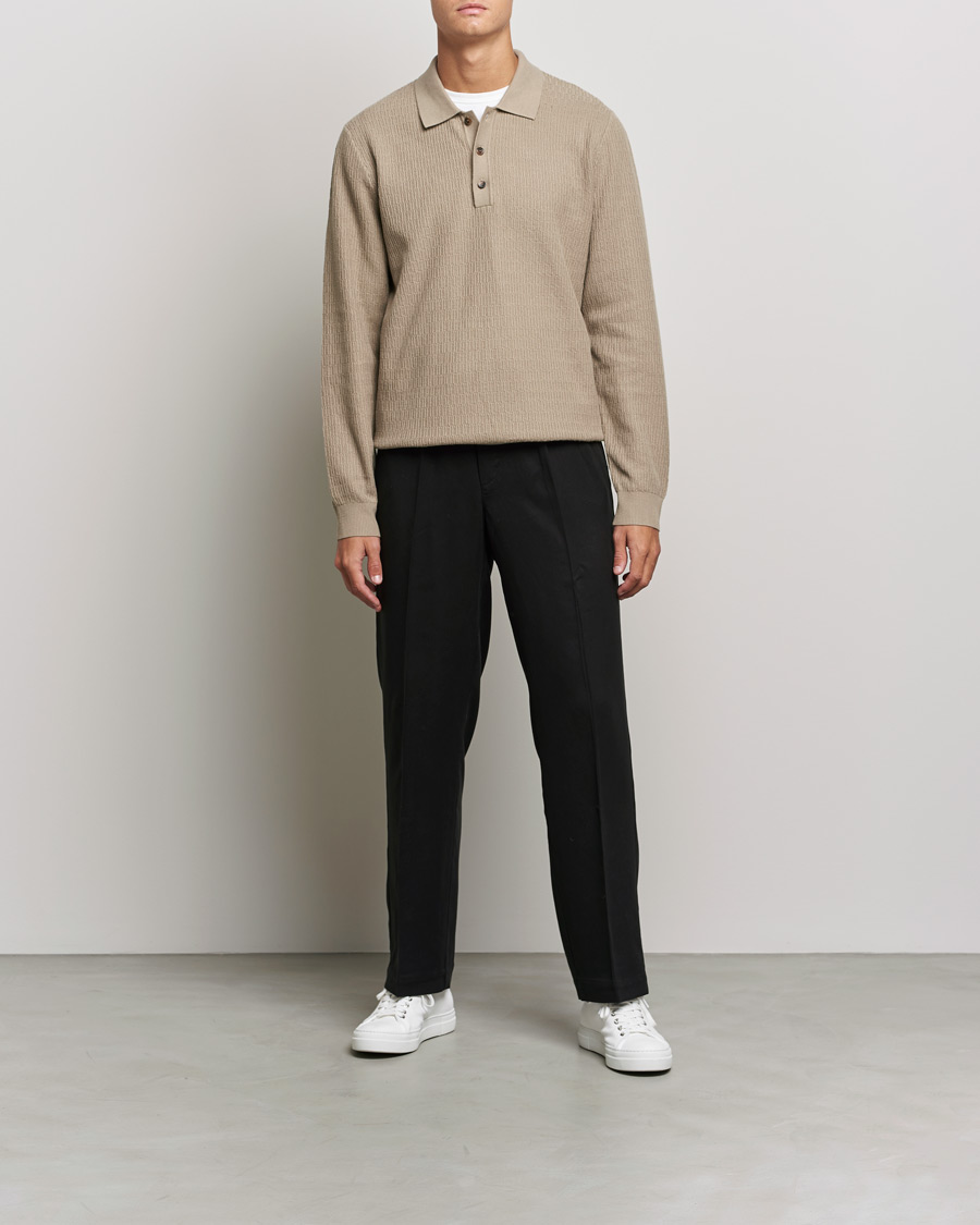 Heren | Truien | Samsøe Samsøe | Samsøe & Samsøe Joey Knitted Polo Winter Twig