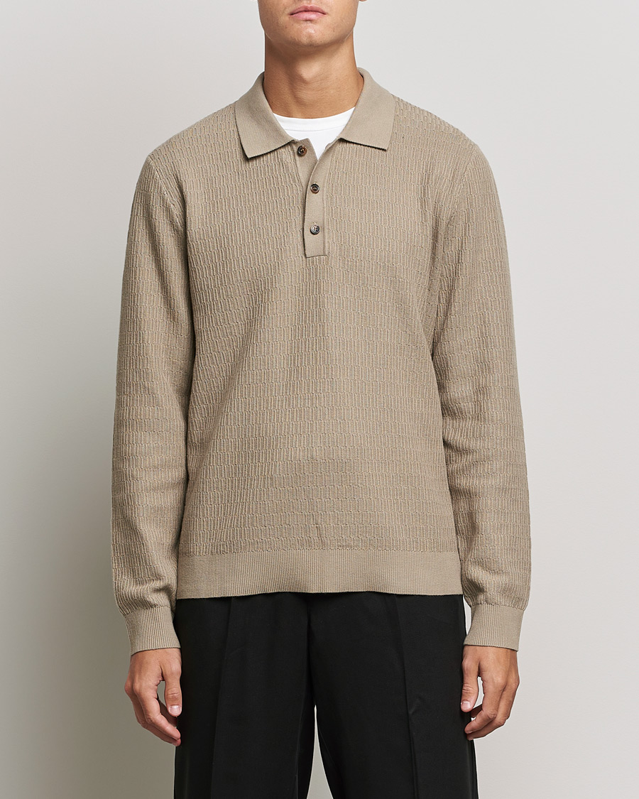 Heren | Truien | Samsøe Samsøe | Samsøe & Samsøe Joey Knitted Polo Winter Twig