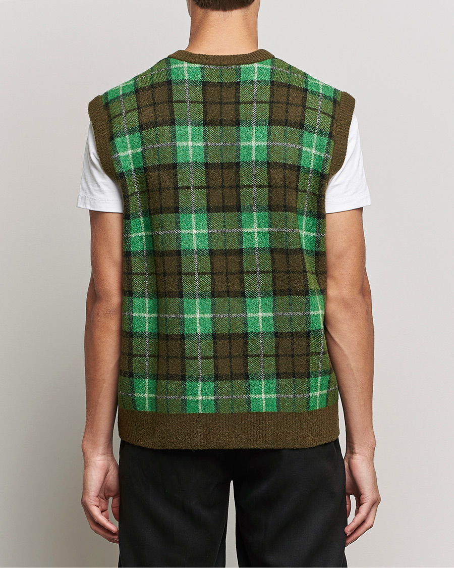 Heren | Truien | Samsøe Samsøe | Samsøe & Samsøe James Fine Merino Knitted Vest Medium Green