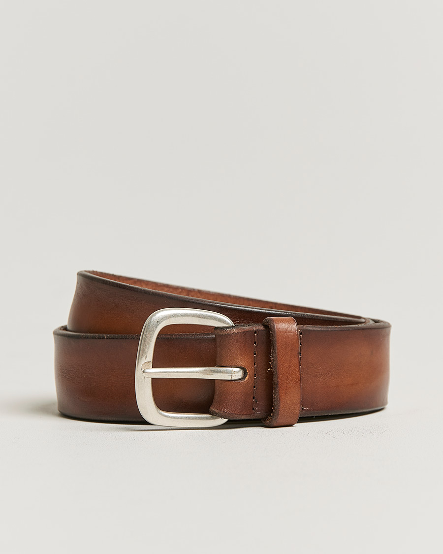 Heren | Orciani Vachetta Belt 3,5 cm Cognac | Orciani | Vachetta Belt 3,5 cm Cognac