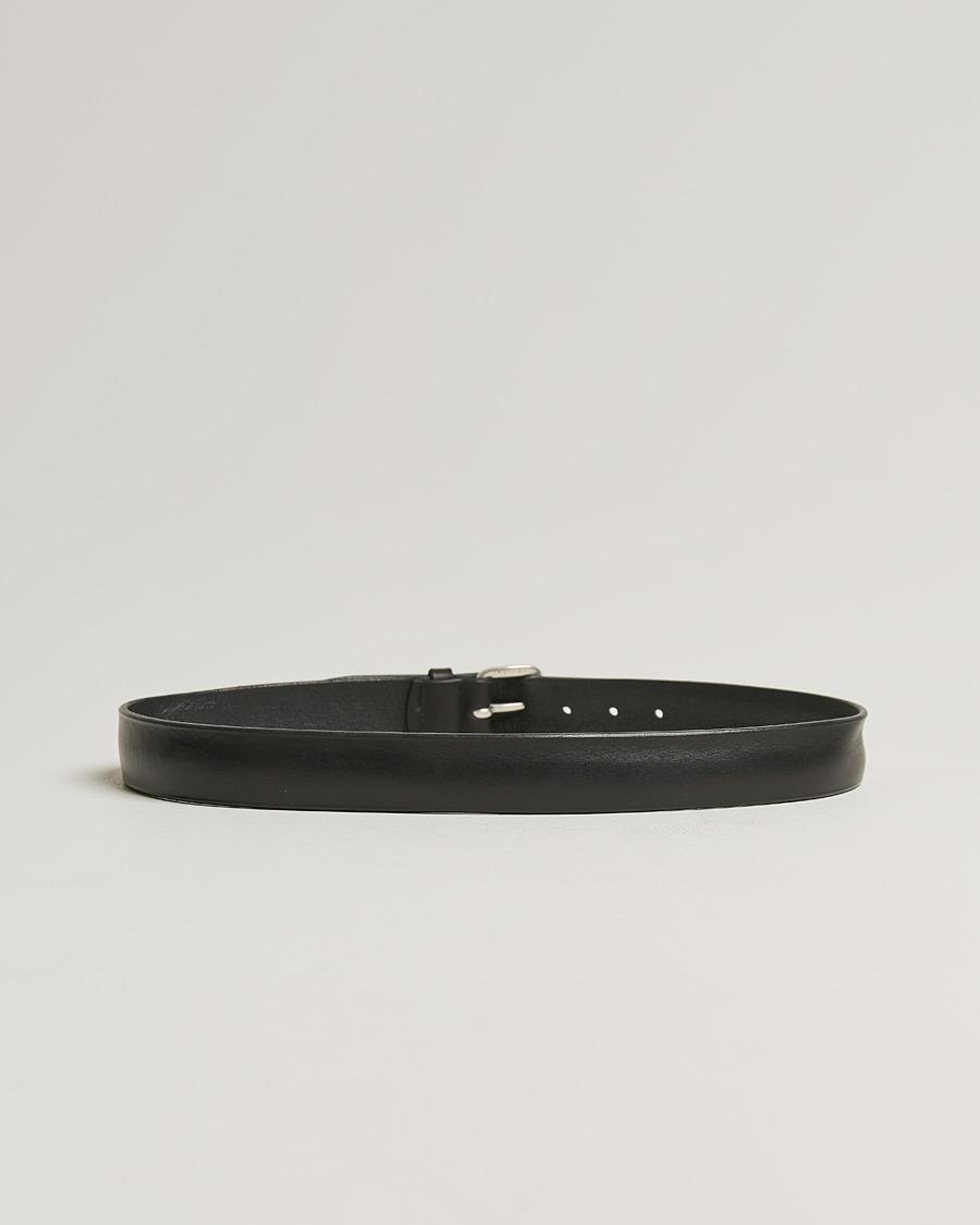 Heren | Orciani Vachetta Belt 3,5 cm Black | Orciani | Vachetta Belt 3,5 cm Black