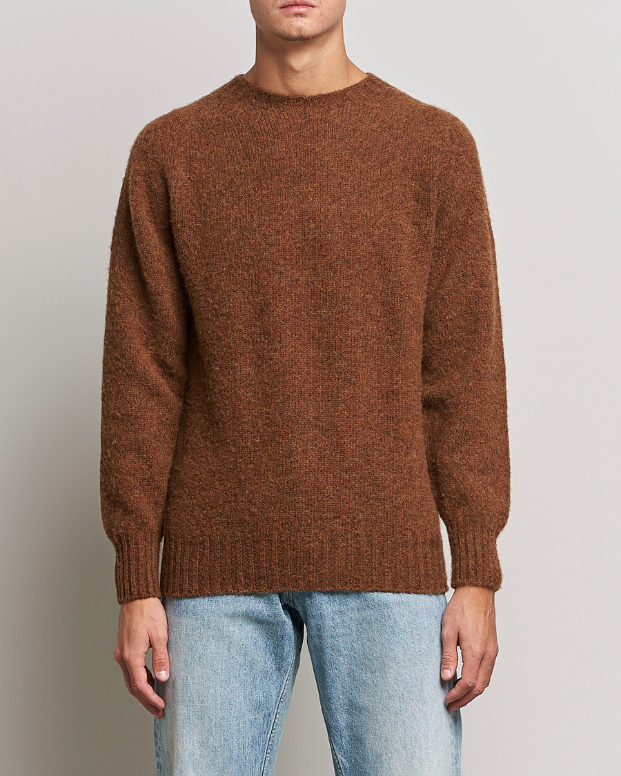 Heren | Truien | Howlin' | Brushed Wool Sweater Nuts