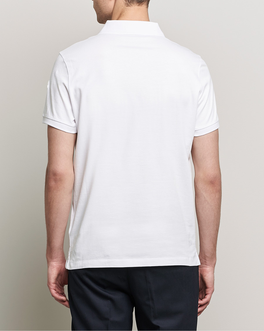 Heren | Polo's | Moncler | Tricolore Rib Polo White