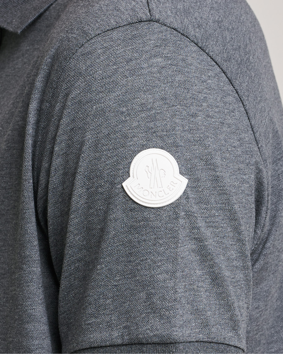 Heren | Polo's | Moncler | Tricolore Rib Polo Black