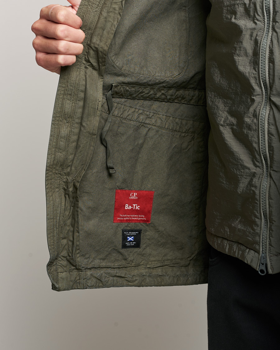 Heren | Jassen | C.P. Company | Ba-Tic Wax Resistance Two in One Jacket Dark Green