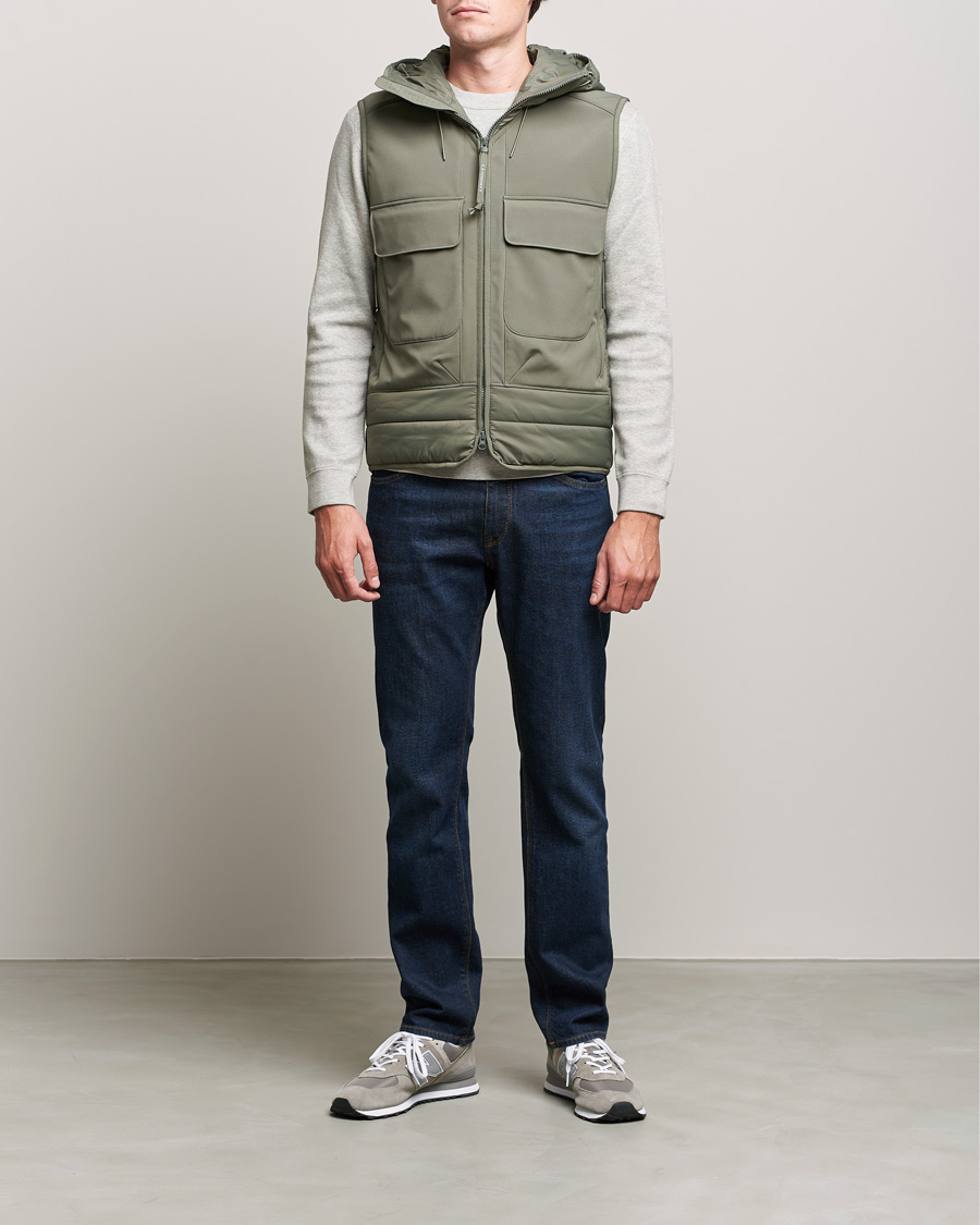 Heren | Jassen | C.P. Company | CP Shell - R Mixed Goggle Vest Green
