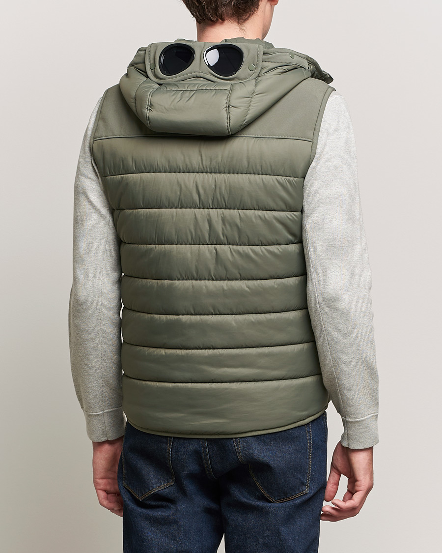 Heren | Jassen | C.P. Company | CP Shell - R Mixed Goggle Vest Green