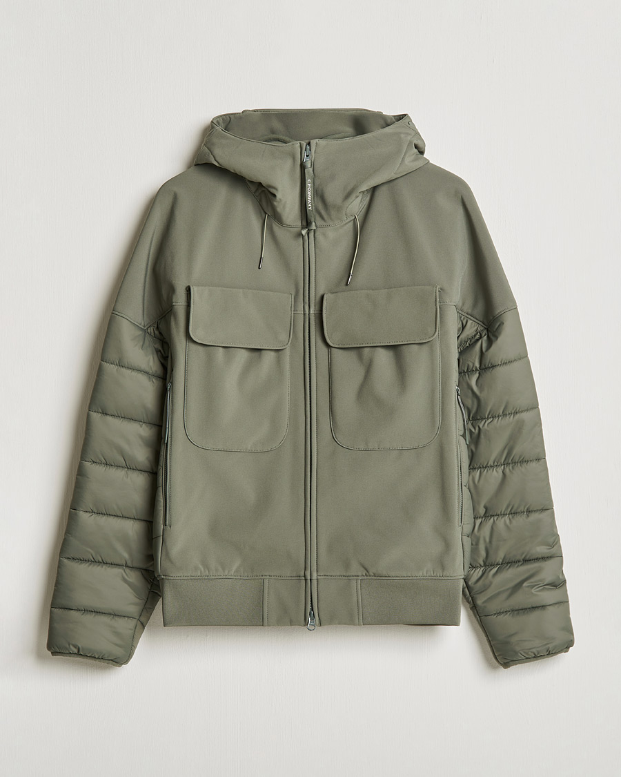 Heren | Jassen | C.P. Company | CP Shell - R Mixed Goggle Jacket Green