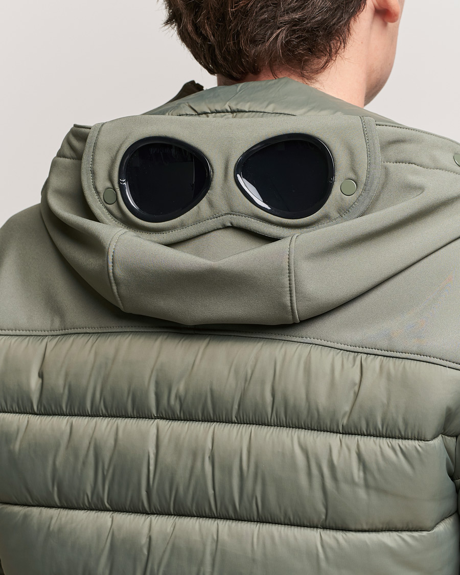 Heren | Jassen | C.P. Company | CP Shell - R Mixed Goggle Jacket Green