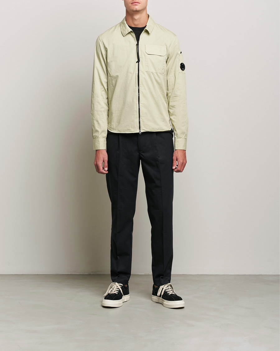 Heren | Overhemden | C.P. Company | Garment Dyed Gabardine Overshirt Khaki