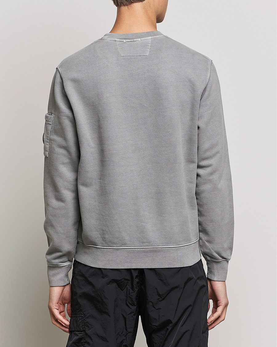 Heren | Truien | C.P. Company | Brushed Emerized Diagonal Fleece Sweat Grey