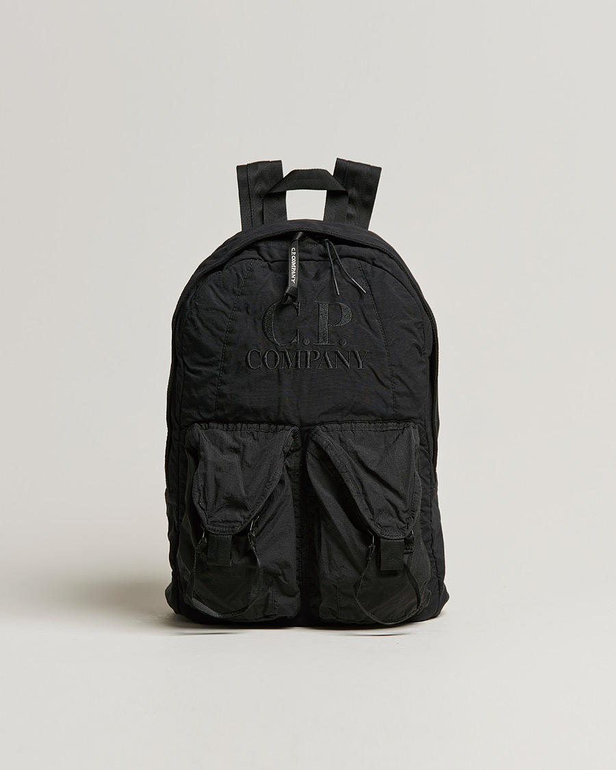 Heren | C.P. Company Taylon P Mixed Backpack Black | C.P. Company | Taylon P Mixed Backpack Black