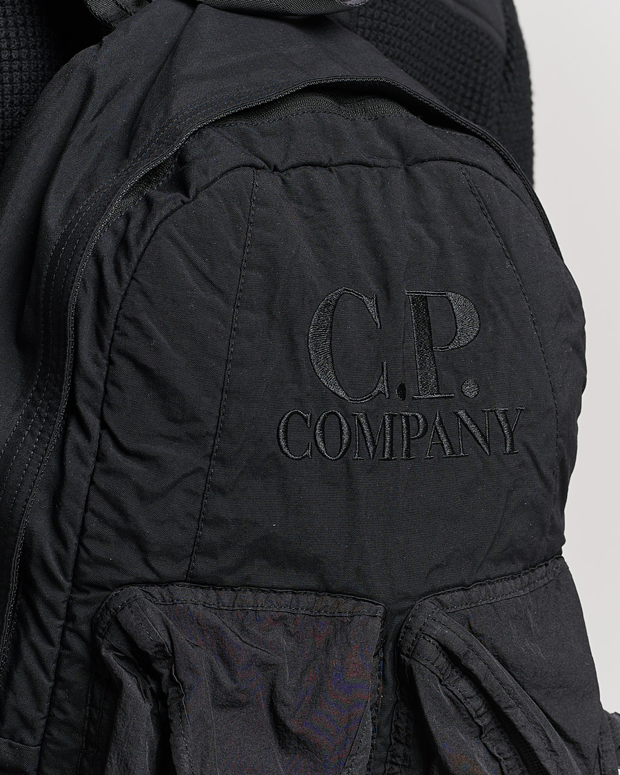 Heren | C.P. Company Taylon P Mixed Backpack Black | C.P. Company | Taylon P Mixed Backpack Black