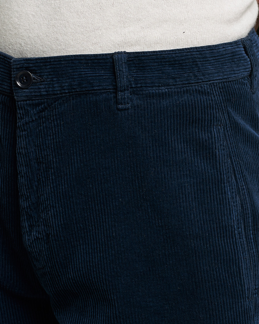 Heren | Broeken | Aspesi | Corduroy Pants Navy