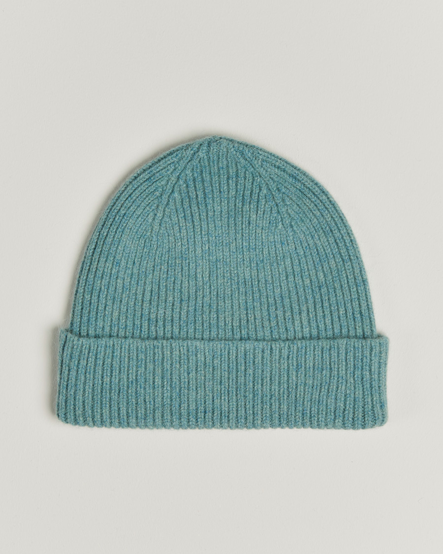 Heren | Le Bonnet Lambswool/Caregora Beanie Basil | Le Bonnet | Lambswool/Caregora Beanie Basil