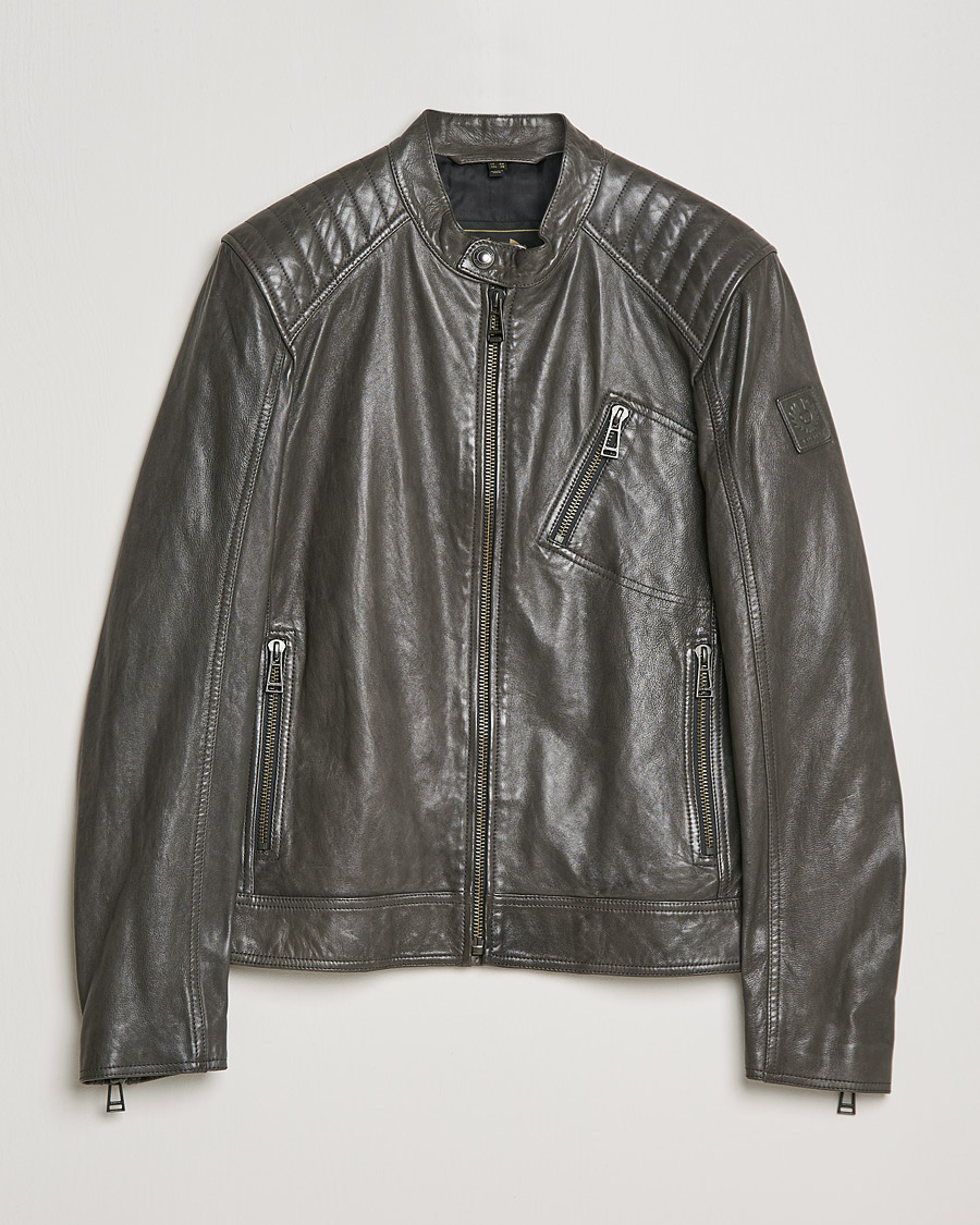 Heren | Jassen | Belstaff | V Racer 2.0 Leather Jacket Dark Grey