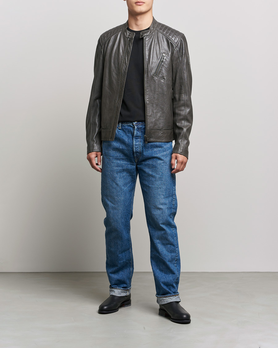 Heren | Jassen | Belstaff | V Racer 2.0 Leather Jacket Dark Grey