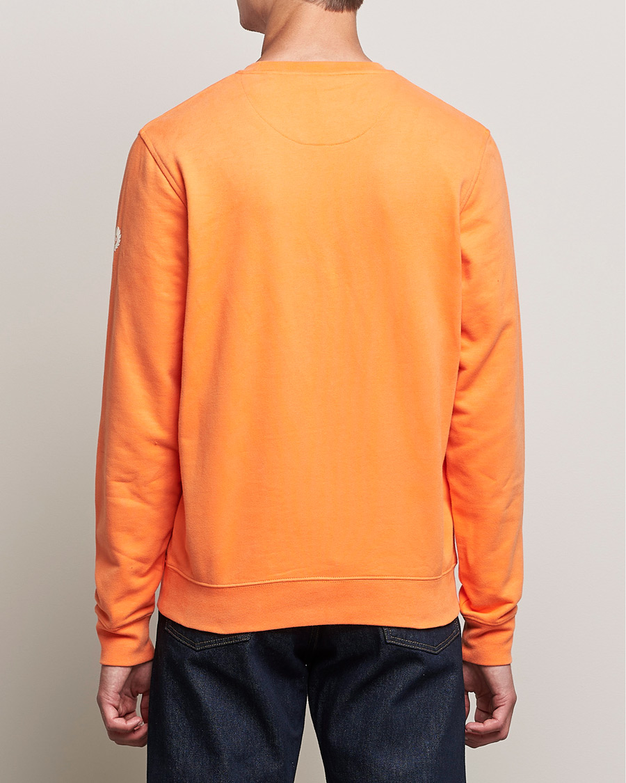 Heren | Truien | Belstaff | 1924 Crew Neck Logo Sweat Signal Orange