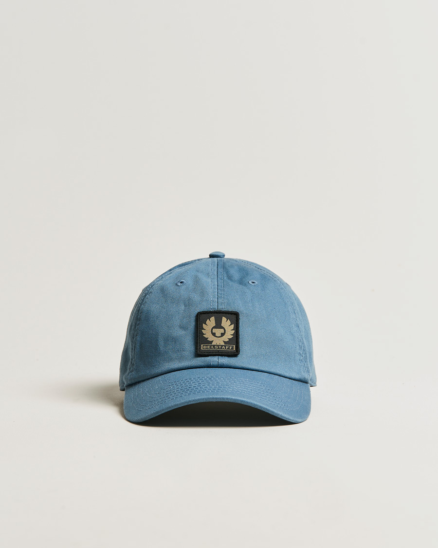 Heren | Belstaff Phoenix Logo Cap Arctic Blue | Belstaff | Phoenix Logo Cap Arctic Blue