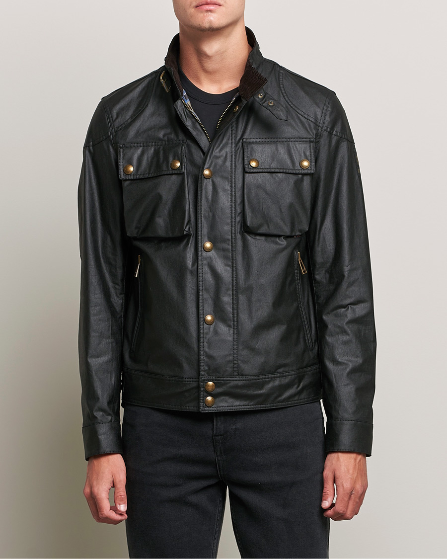 Heren | Klassieke jassen | Belstaff | Racemaster Waxed Jacket Black