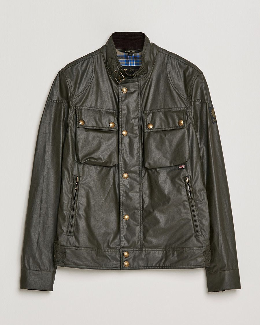 Heren | Jassen | Belstaff | Racemaster Waxed Jacket Faded Olive