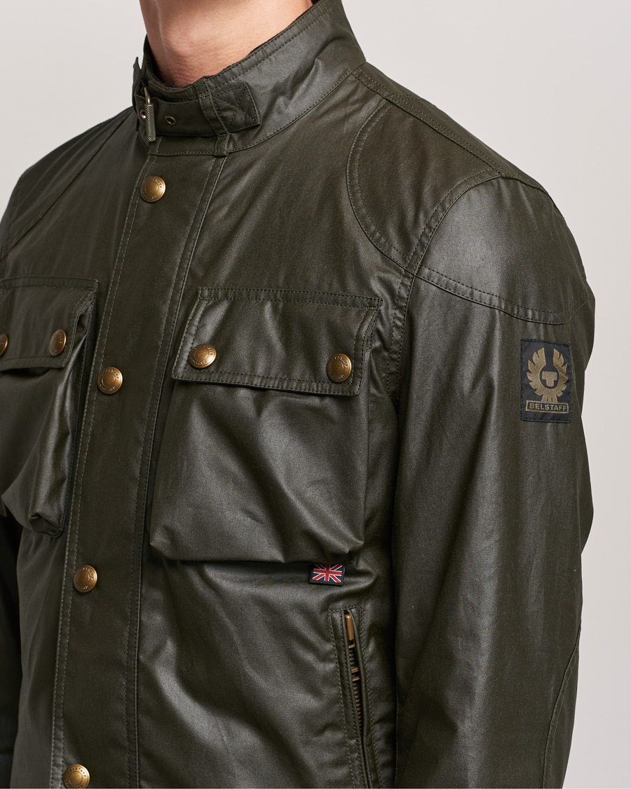 Heren | Jassen | Belstaff | Racemaster Waxed Jacket Faded Olive