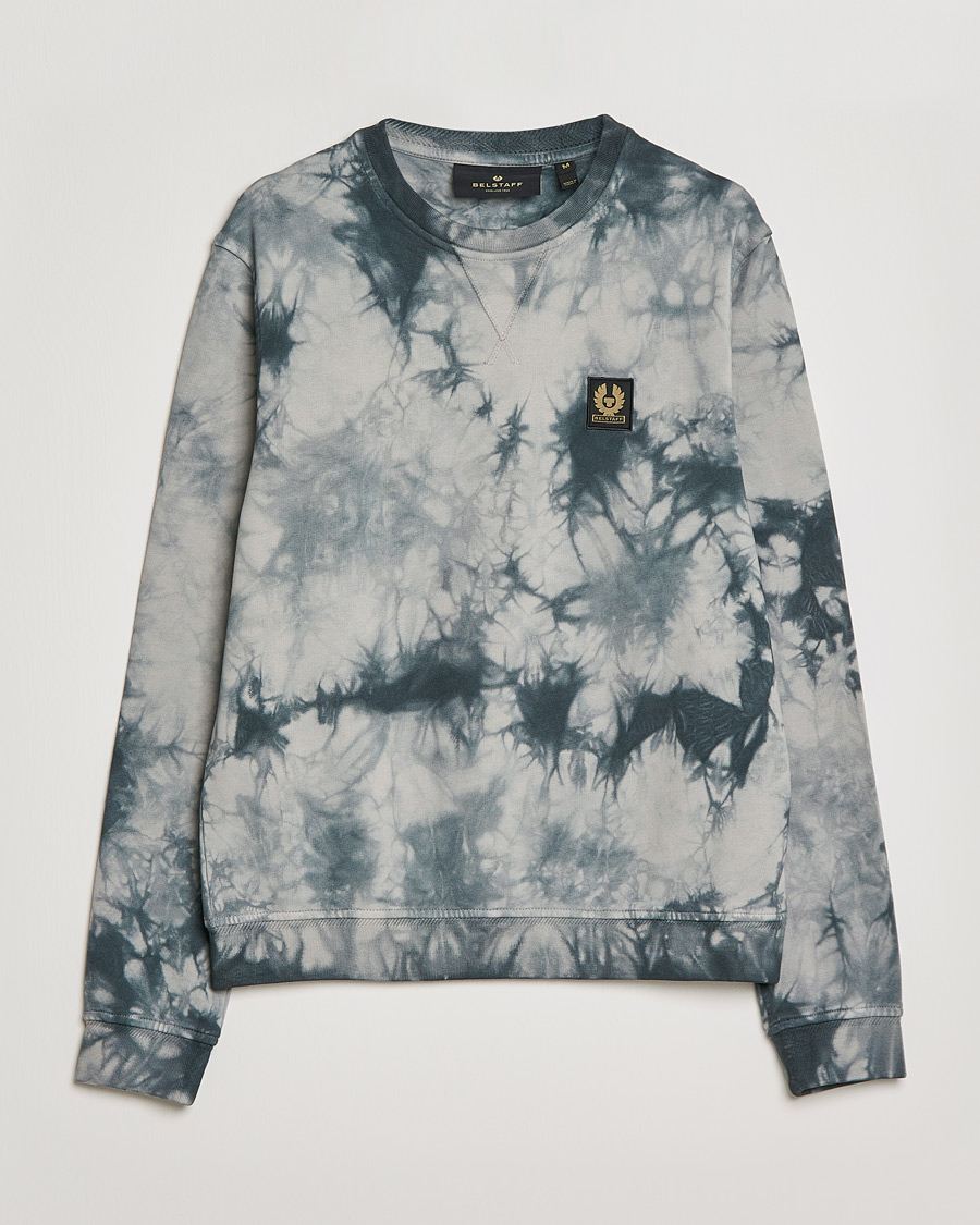 Heren | Truien | Belstaff | Surface Batik Sweatshirt Granite Grey