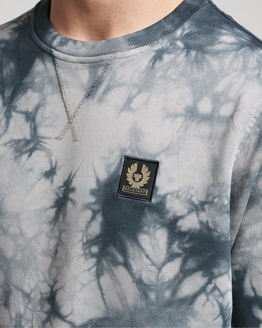 Heren | Truien | Belstaff | Surface Batik Sweatshirt Granite Grey