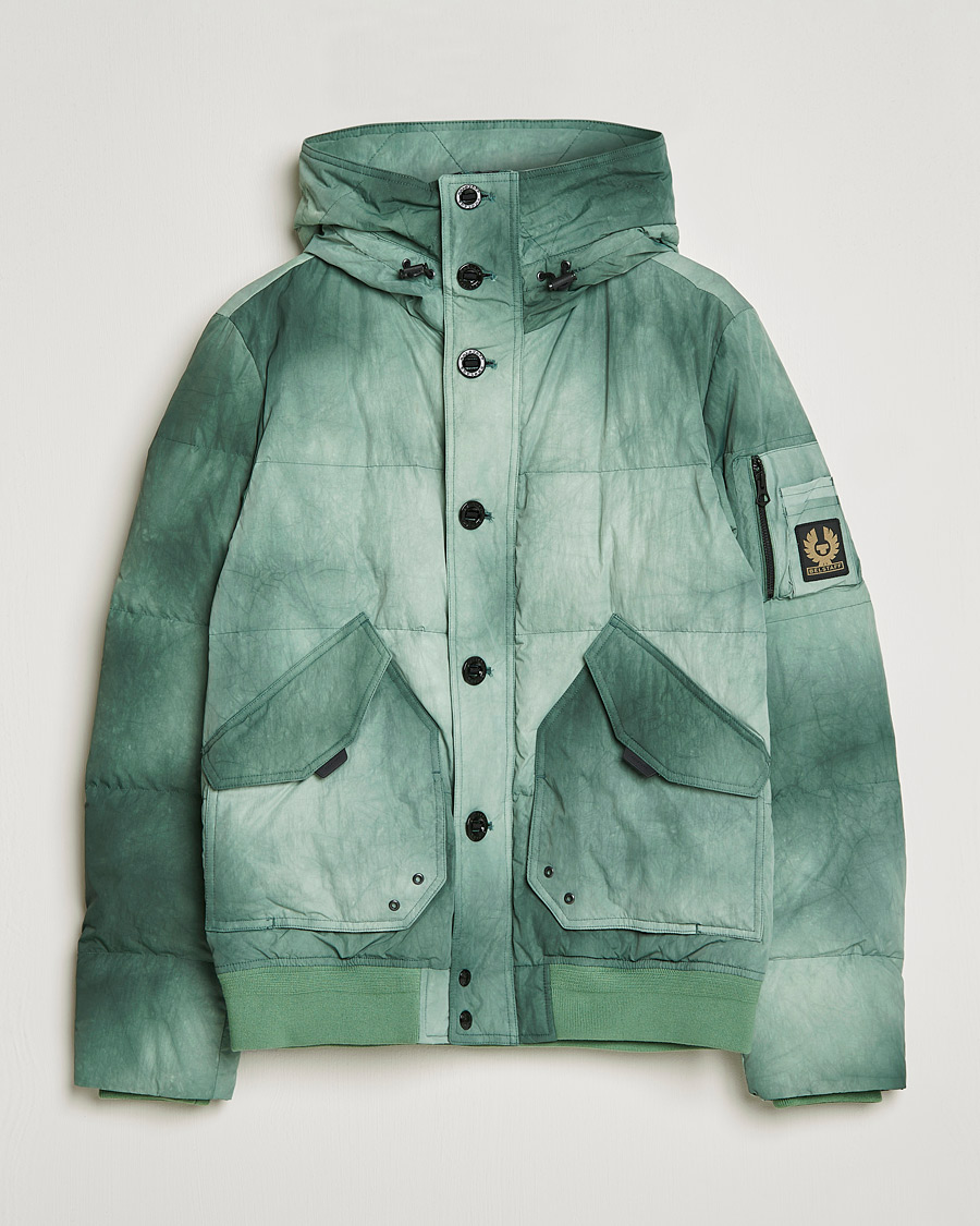 Heren | Jassen | Belstaff | Radar Batik Hooded Jacket Graph Green