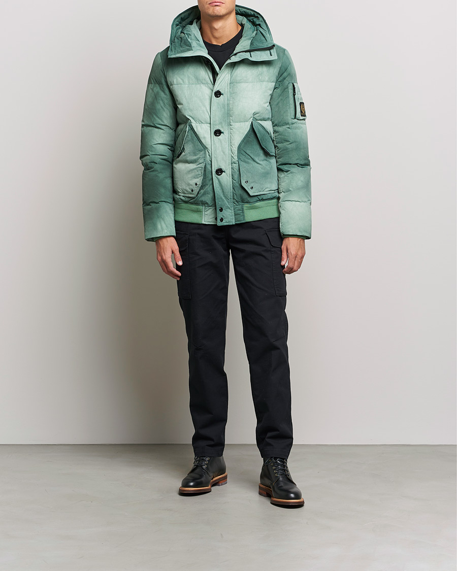 Heren | Jassen | Belstaff | Radar Batik Hooded Jacket Graph Green